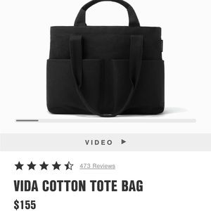 Dagne Dover Small Vida Cotton Tote Bag
